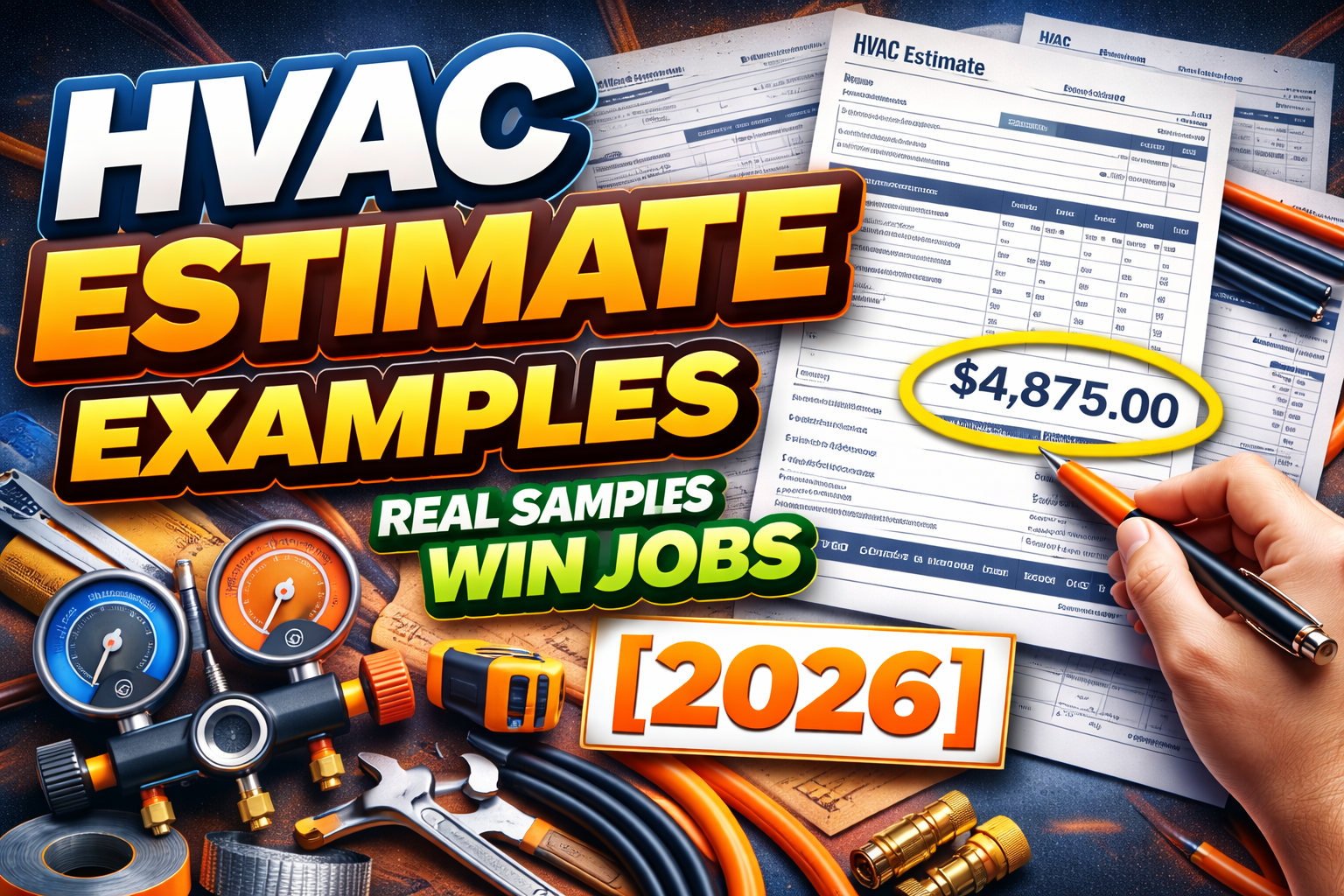 HVAC Estimate Example: 4 Real Samples, Line by Line (2026)